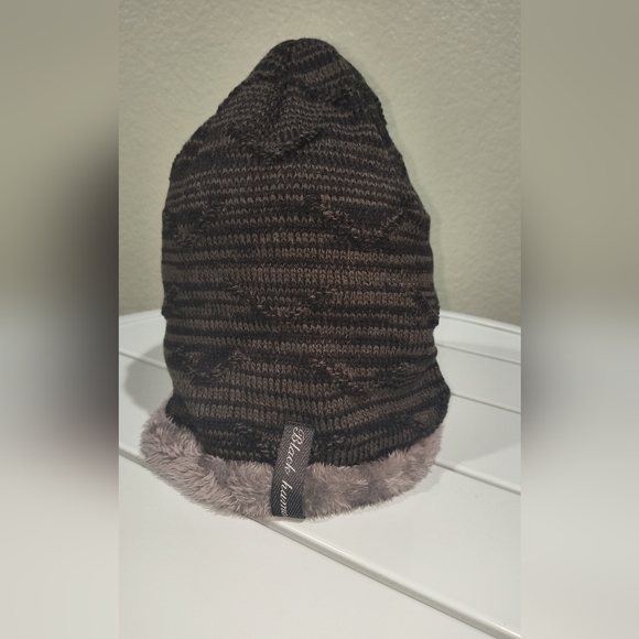 Black Humor unisex Winter knitted, Hat Good Beanie soft and Warm. - Picture 5 of 9